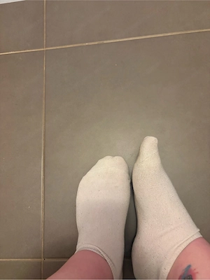 Weiße Socken