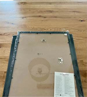 3 Stk Bilderrahmen Holz schwarz 30x40 Bild 2