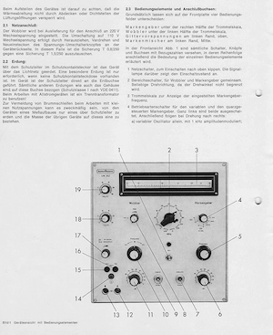 Rarität - Nordmende Wobbler UW342 2U Bild 2