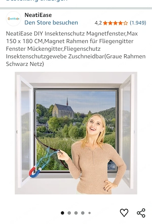 Fliegengitter Magnetisch max.150x180 Bild 3
