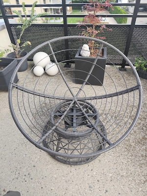 Papasansessel Relaxliege Rattan Bild 5