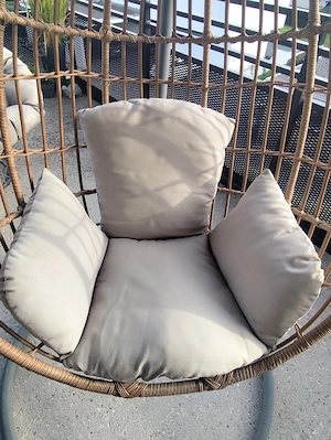 Hängesessel Boho Rattangeflecht Bild 5
