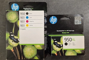 HP Druckerpatronen 950 und 951