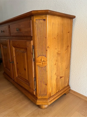 Massivholz Kommode   Sideboard Landhausstil (Kiefer   Fichte) Bild 4