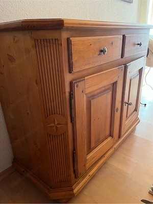 Massivholz Kommode   Sideboard Landhausstil (Kiefer   Fichte) Bild 3