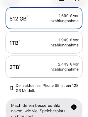 Apple i Phone 17 Pro Max 512 GB Farbe Silver Orginal versiegelt Bild 5