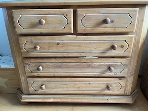 Schöne Massivholz Kommode   Wäschekommode (Landhausstil) Bild 2