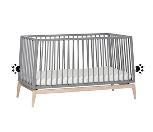 Leander Luna Babybett inkl. neuwertiger Matratze