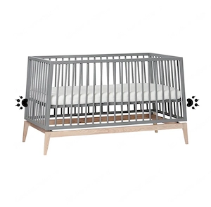 Leander Luna Babybett inkl. neuwertiger Matratze Bild 2