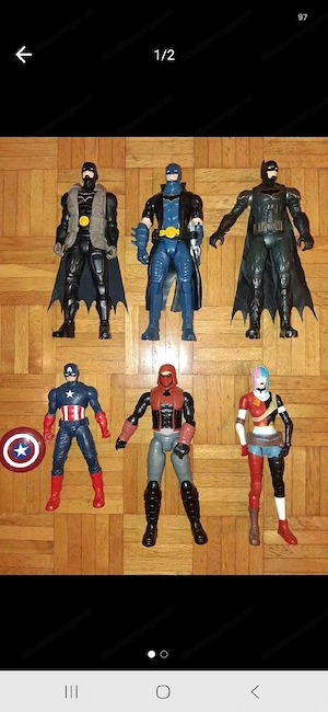Spielzeug Autos Lkw Superhelden Figuren  Bild 5