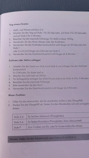 Klarstein Küchenmaschine, wenig gebraucht, daher in sehr gutem Zustand aus Nichtraucherhaushalt Bild 10