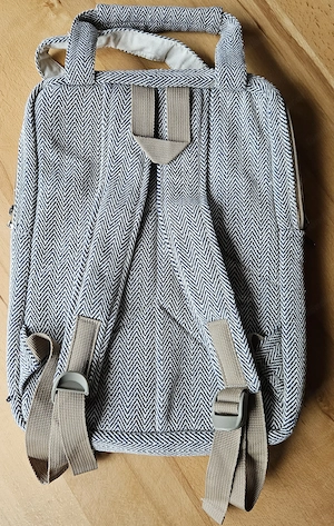 Himalayan Hemp Hanf-Rucksack   Tasche mit vielen Fächern (NEPAL) Bild 4