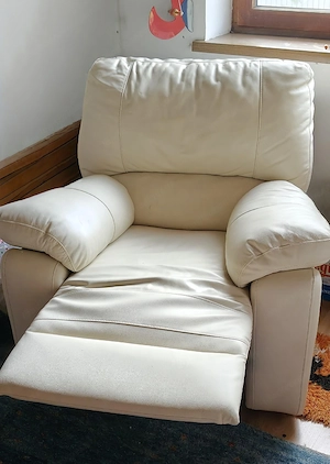 verschenke Echtledersessel Bild 2