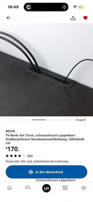 IKEA Best  TV Sideboard Bild 4