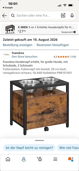 Hunde Futter Station Bild 4