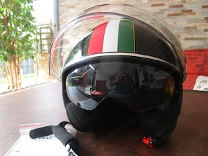 Sturzhelm offen für Roller Bild 2