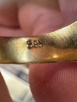 14k Gold ring 585  Bild 4