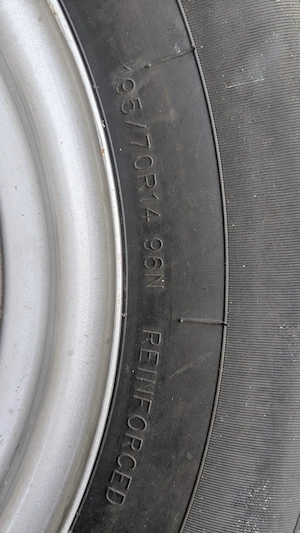 Ersatzreifen ungebraucht mit Felge Bild 3