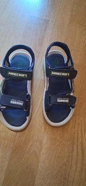 Minecraft Kinder Sandalen mit Lichter Neu Gr.31 Bild 3
