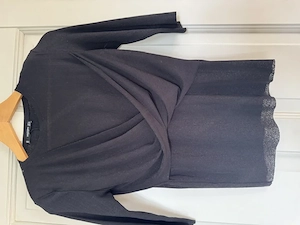Strickshirt in schwarz Bild 2