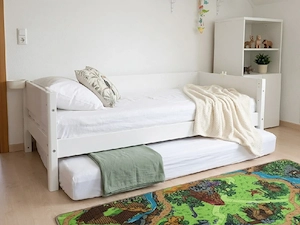 Flexa Hochbett 143 cm Höhe inkl. Spielvorhang Ritterburg  Bild 3