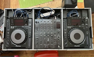 Pioneer DJ-Set   2  CDJ-900 + DJM-800 + Flightcase + Kabel | voll funktionsfähig Bild 2