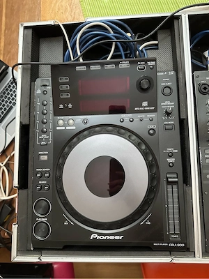 Pioneer DJ-Set   2  CDJ-900 + DJM-800 + Flightcase + Kabel | voll funktionsfähig Bild 4