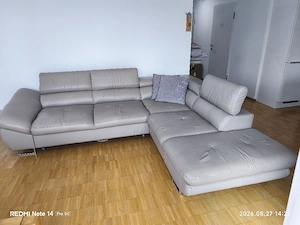 Echtleder Couch Bild 3