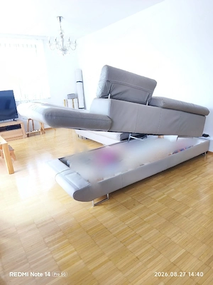Echtleder Couch Bild 5