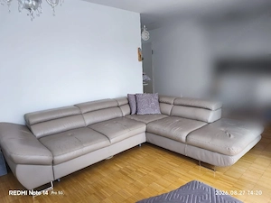 Echtleder Couch Bild 2