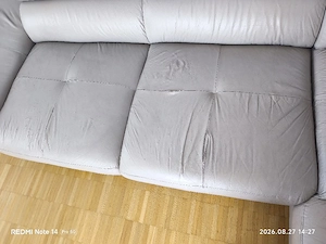Echtleder Couch Bild 4