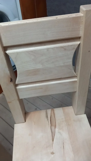 2 stabile Barhocker vom Tischler aus Vollholz gefertigt Bild 3