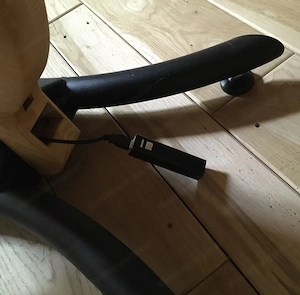 MANUFACTUM Nohrd Bike Fahrrad-Ergometer mit iPad-Holzauflage Bild 2