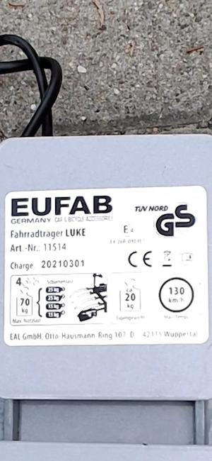 Fahrradträger für Anhängekupplung Bild 3