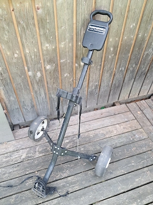 Wagen für Golftasche Bild 2