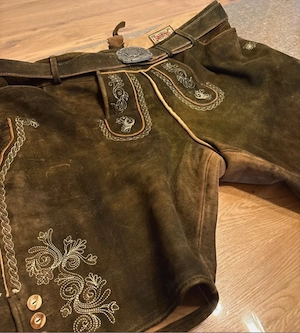 Lederhose Herren gr. 58 60 Bild 3