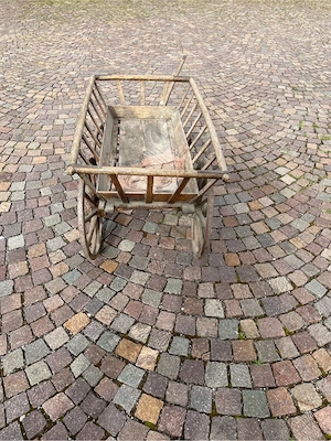 Leiterwagen aus Holz Bild 3
