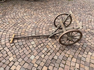 Leiterwagen aus Holz Bild 3