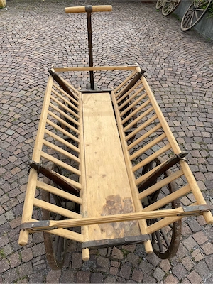 Leiterwagen aus Holz Bild 5