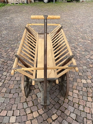 Leiterwagen aus Holz Bild 4