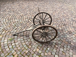Leiterwagen aus Holz Bild 2