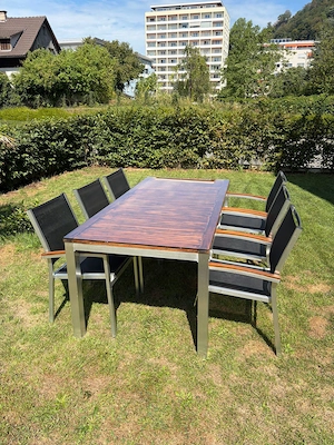 Gartenmöbel zu verkaufen (Tisch mit 6 Stühlen) Bild 3