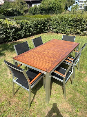 Gartenmöbel zu verkaufen (Tisch mit 6 Stühlen) Bild 10
