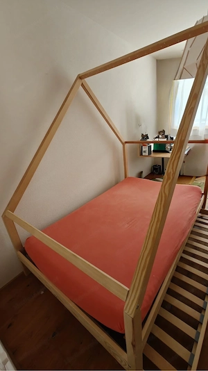 Montessori Holz Hausbett "Moonoom" Bild 3