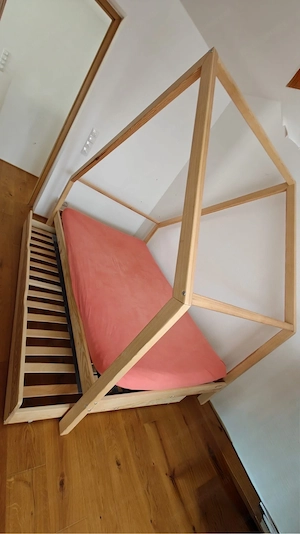 Montessori Holz Hausbett "Moonoom" Bild 4