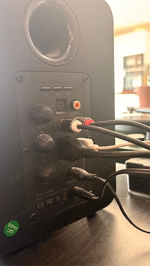 Plattenspieler Argon Audio TT MK2 + Vulkkano ARC MKII Aktivlautsprecher Bild 3