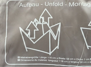 Reisebett für Kleinkinder Bild 3