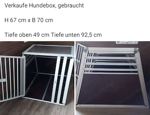 Hundebox zu verkaufen