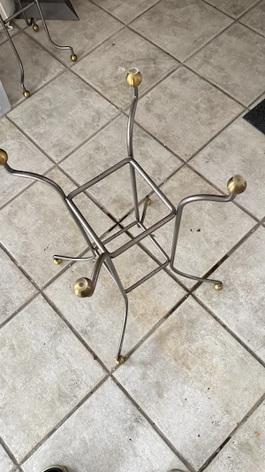 Stehtischchen 2 Stück 95 cm hoch, 1 Stück 60 cm Bild 9