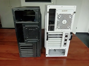 Zu verschenken: 2 PC-Gehäuse (Sharkoon weiß + Midi schwarz) Bild 2